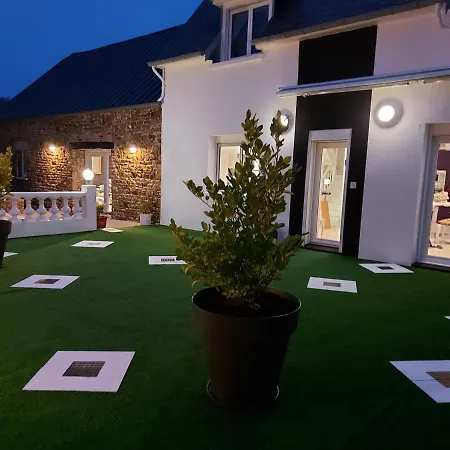 Les De Veronique, Chez Veronique Olive Alojamento de Acomodação e Pequeno-almoço Saint-Pair-sur-Mer