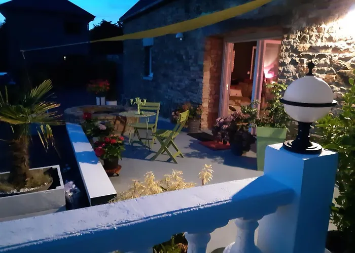 Alojamento de Acomodação e Pequeno-almoço Les De Veronique, Chez Veronique Olive Saint-Pair-sur-Mer